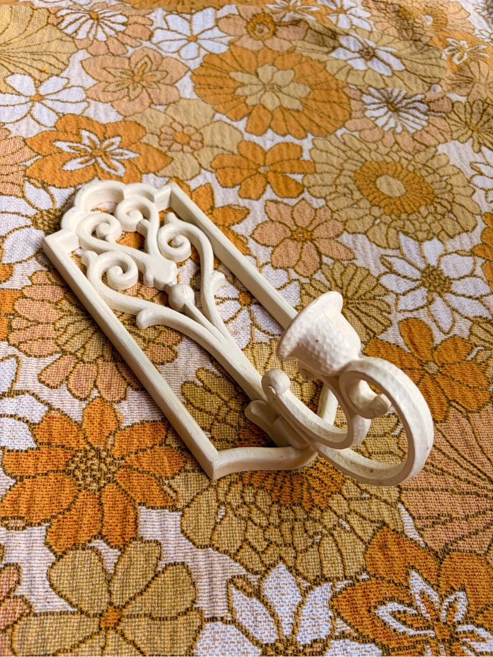 🕯️⚜️✨ Vintage 1970s Baroque Wall Sconce ✨⚜️🕯️